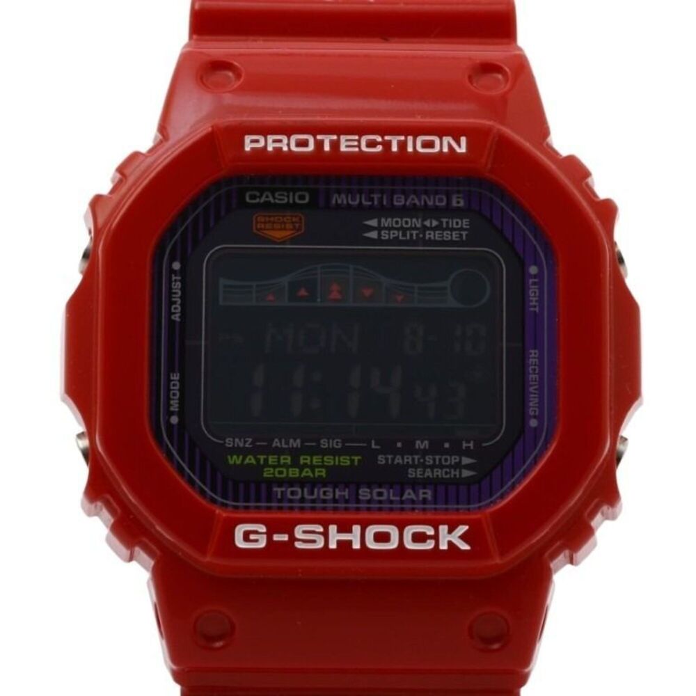 CASIO G-SHOCK ICONIC 5600 SERIES GWX-5600C-4JF Black Red Resin Men's Digital ...